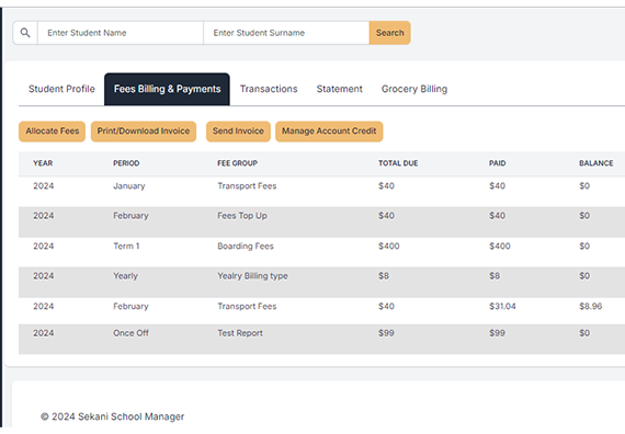 School Management Software.