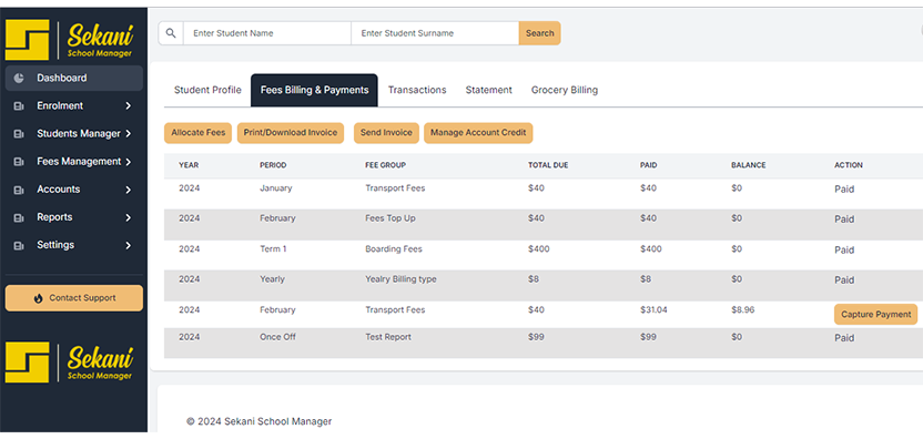 School Management Software.