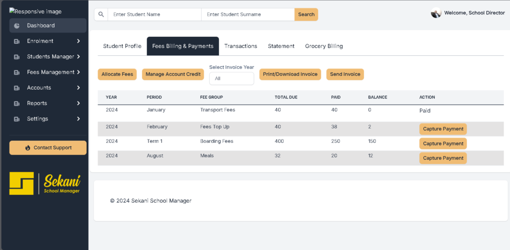 Simplify Fee Payments and reduce errors